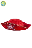 CAPPELLO PIRATA ROSSO